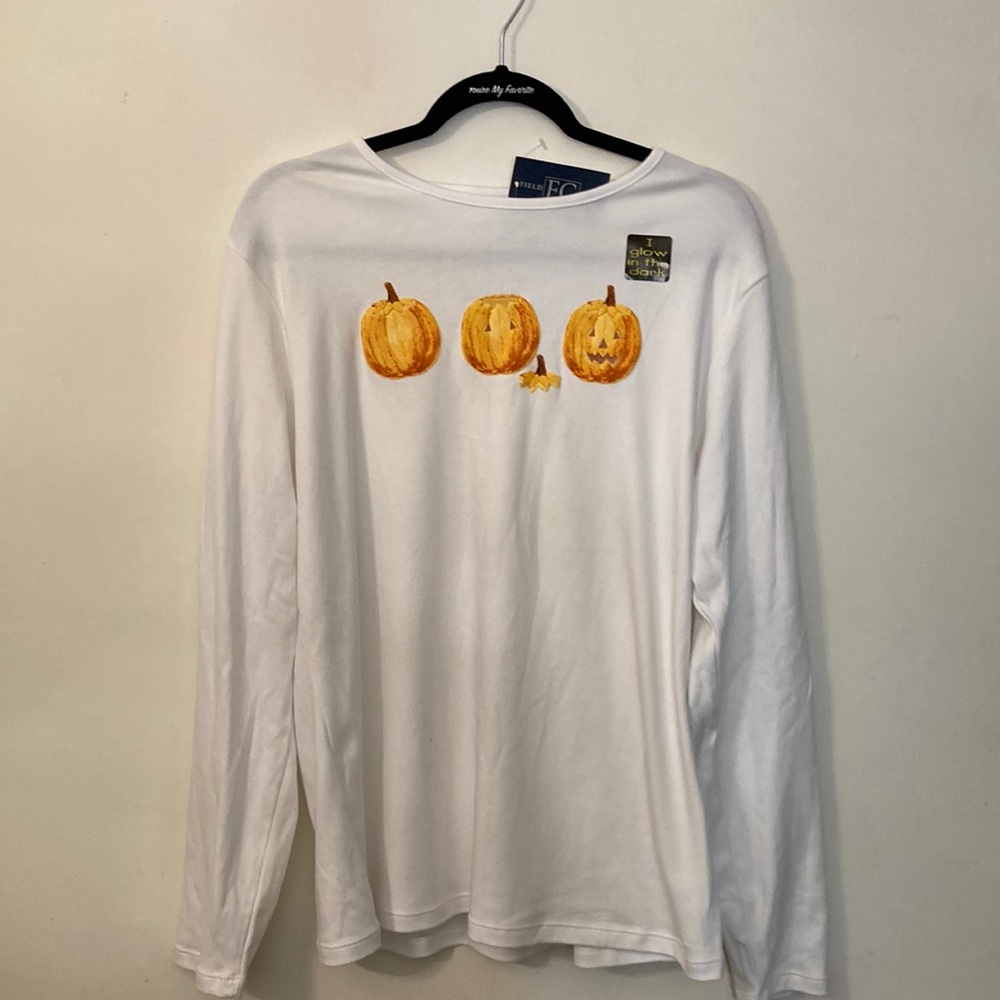 - NWT Field Gear glow in the dark pumpkin shirt size 1X